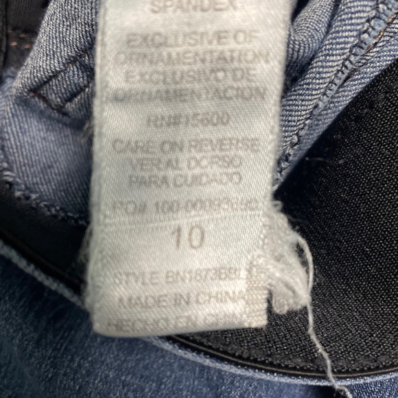 Democracy “Ab” Technology Skinny Jeans Medium Wash Stretch Waist Women's Size 10 - Picture 12 of 13